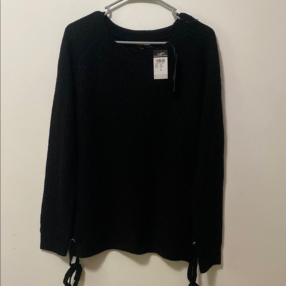 Rue21 Black Sweatshirt Hoodie